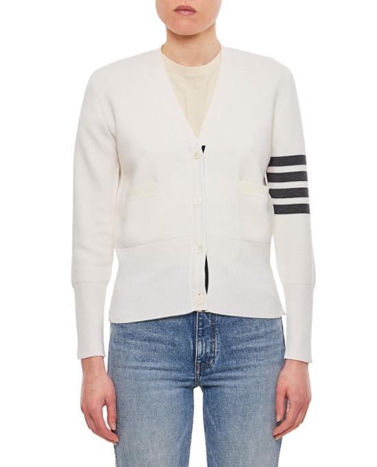 25FW 톰브라운 가디건 FKC207A00014100 WHITE DOM