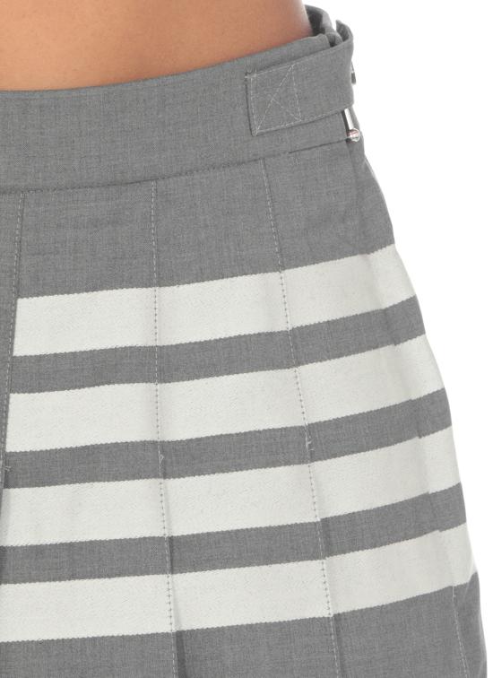 25SS 톰브라운 숏 스커트 FGC402V06146035 MED GRAY DOM - THOM BROWNE