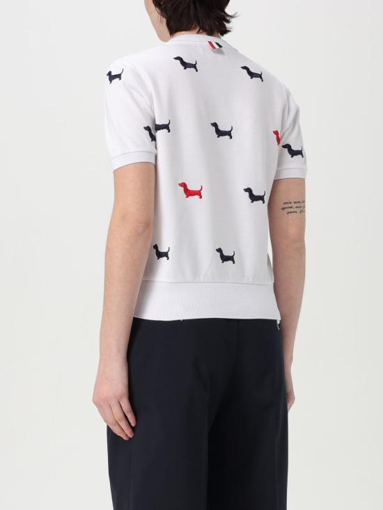 25SS 톰브라운 반팔 티셔츠 FJS206EJ0055100 WHITE DOM - THOM BROWNE