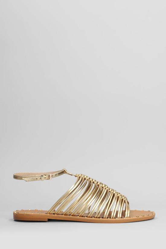 25SS Werner 플랫 슈즈 414589 183016 GOLD