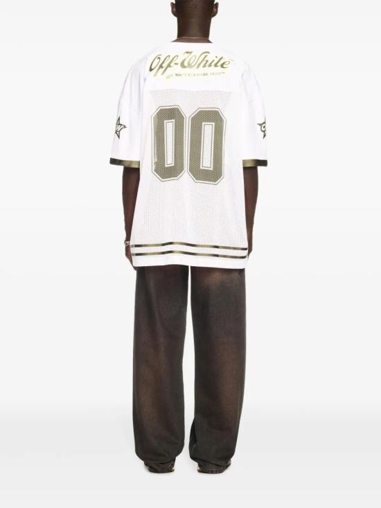  오프화이트 반팔 티셔츠 OMAD003S25JER0020156 white - OFF WHITE