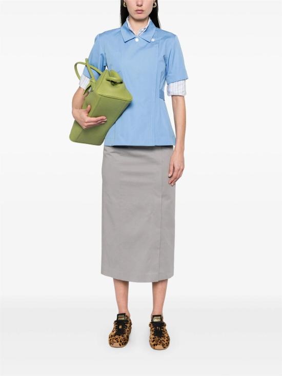  미우미우 셔츠 MK1934SOOO1BMS F0013 AZZURRO - MIU MIU