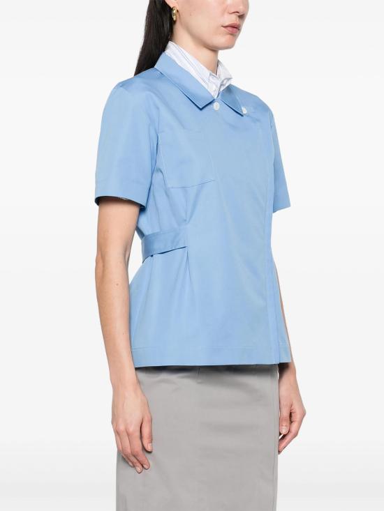 25SS 미우미우 셔츠 MK1934SOOO1BMS F0013 AZZURRO - MIU MIU