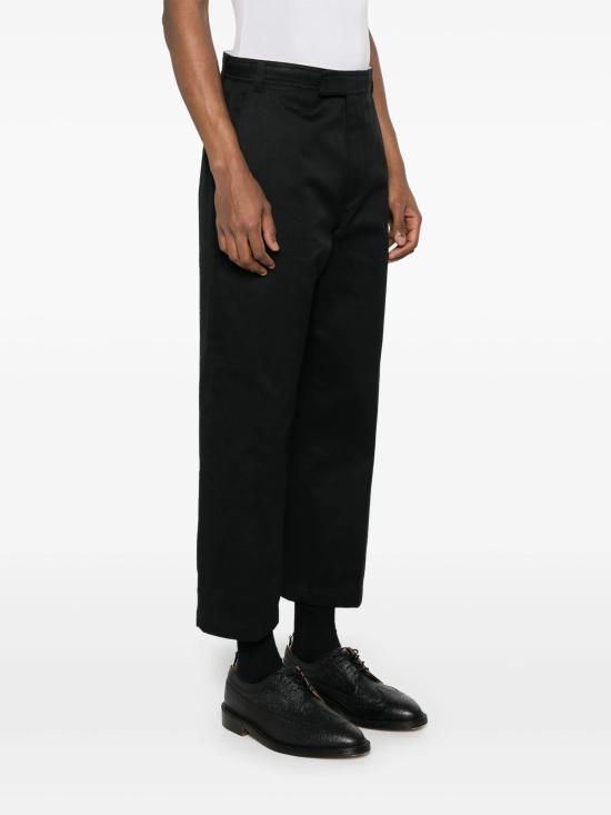 26SS 톰브라운 코튼 트윌 유틸리티 치노 팬츠 MTU335WF0576 001 BLACK - THOM BROWNE