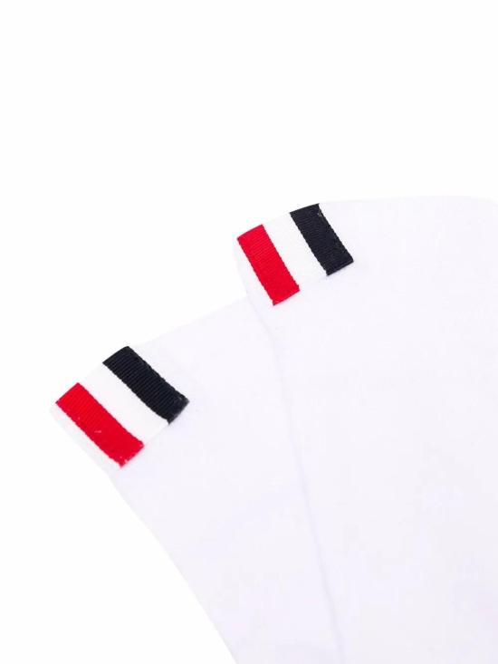 25SS 톰브라운 양말 FAS124TY3020 960 RWBWHT - THOM BROWNE