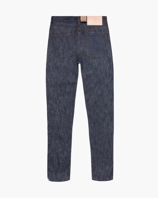  네이키드 & 페이머스 데님 팬츠 슈퍼 가이 러브 앤 피스 데님 진 인디고 - NAKED & FAMOUS