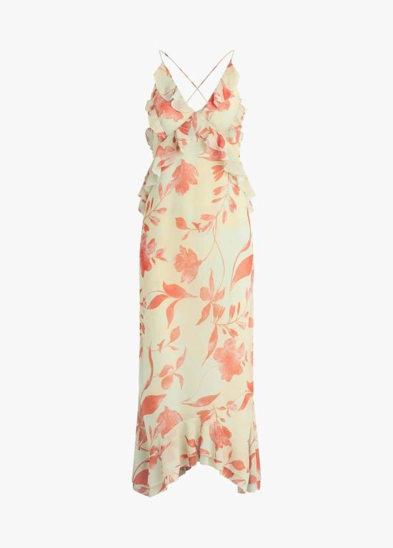  페이보릿 도우터 롱 원피스 좋아하는 딸 Who Me 드레스 문빔 플로럴 - FAVORITE DAUGHTER