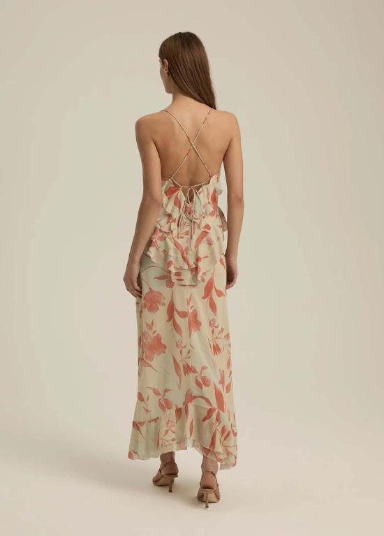  페이보릿 도우터 롱 원피스 좋아하는 딸 Who Me 드레스 문빔 플로럴 - FAVORITE DAUGHTER