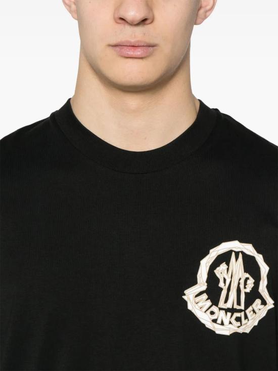  몽클레어 반팔 티셔츠 K10918C0005289AJS black - MONCLER