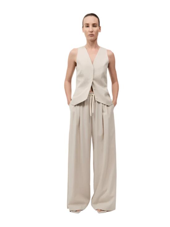  세인트아그니 베스트 세인트 아그니 핀스트라이프 울  라떼