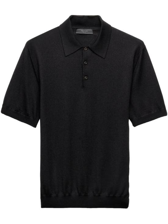  프라다 폴로 티셔츠 UMF027SOOO0B8 black