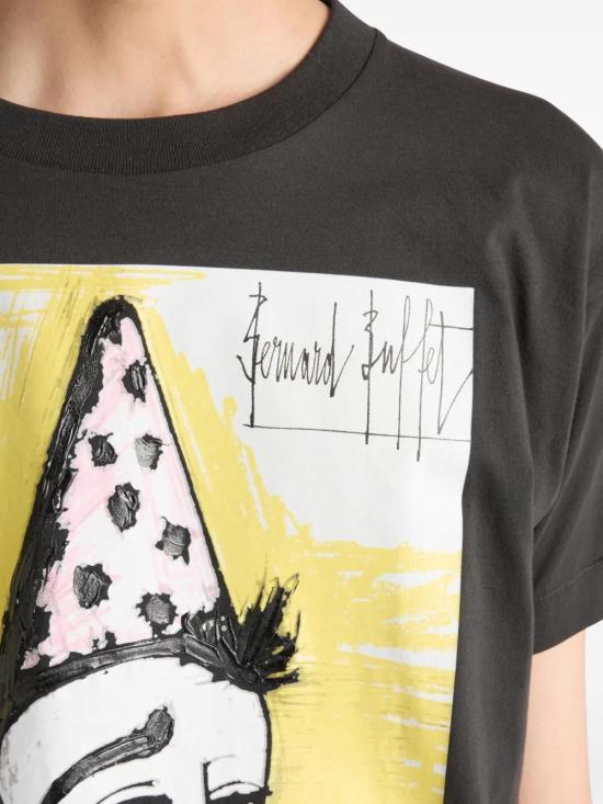  프라다 반팔 티셔츠 UJN926SOOO16R6 dark grey - PRADA