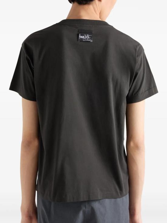  프라다 반팔 티셔츠 UJN926SOOO16R6 dark grey - PRADA