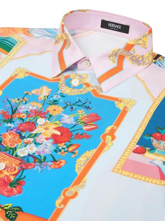  베르사체 긴팔 셔츠 10194381A12995 blue - VERSACE