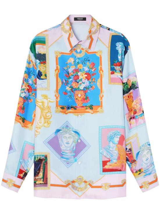  베르사체 긴팔 셔츠 10194381A12995 blue