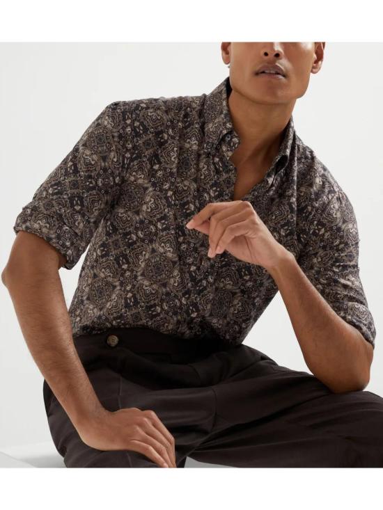  브루넬로 쿠치넬리 긴팔 셔츠 MM6911716C010 - BRUNELLO CUCINELLI