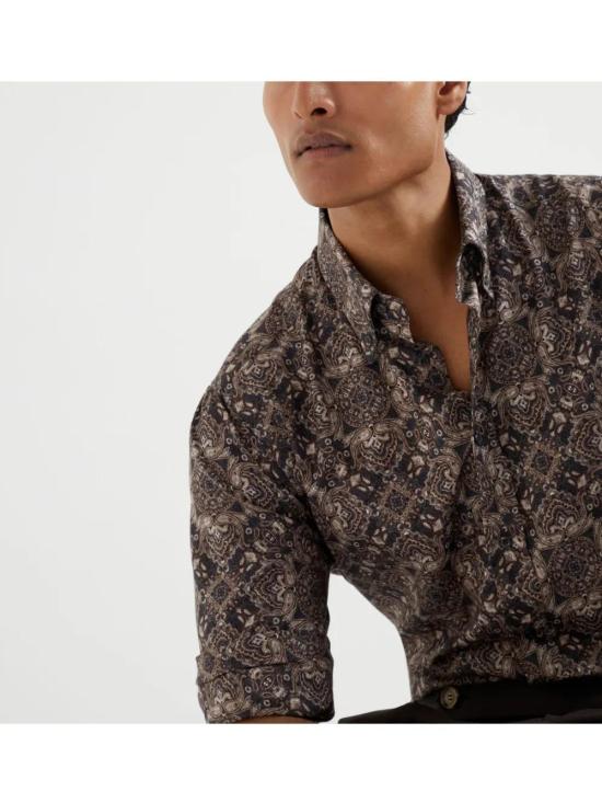  브루넬로 쿠치넬리 긴팔 셔츠 MM6911716C010 - BRUNELLO CUCINELLI