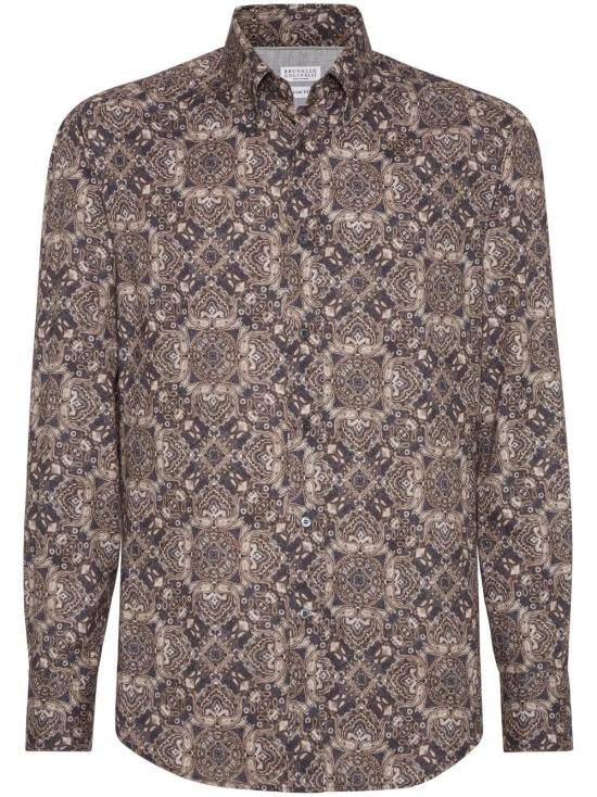  브루넬로 쿠치넬리 긴팔 셔츠 MM6911716C010