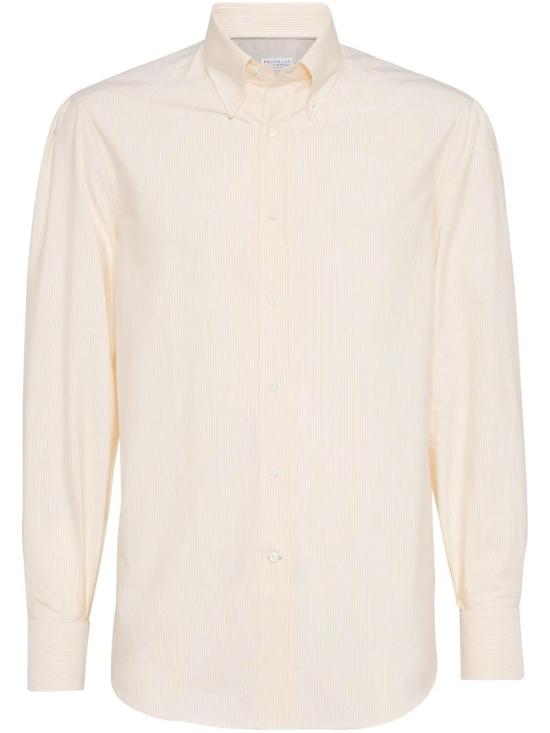  브루넬로 쿠치넬리 긴팔 셔츠 MM6710038C006 beige