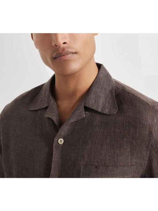  브루넬로 쿠치넬리 긴팔 셔츠 MM6950647C525 - BRUNELLO CUCINELLI