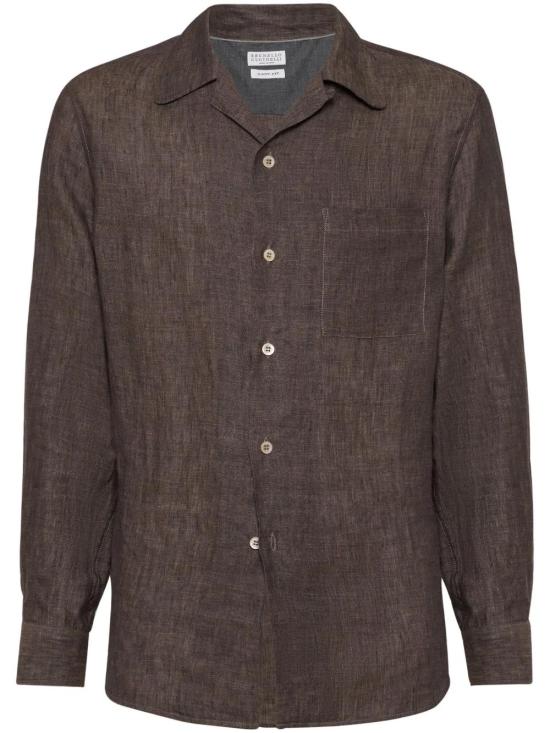  브루넬로 쿠치넬리 긴팔 셔츠 MM6950647C525