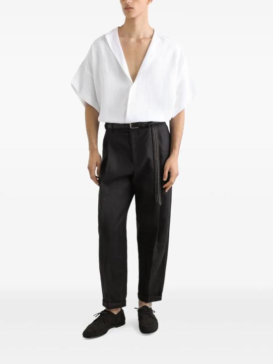  돌체앤가바나 긴팔 셔츠 G5NE4TFU4JB white - DOLCE & GABBANA