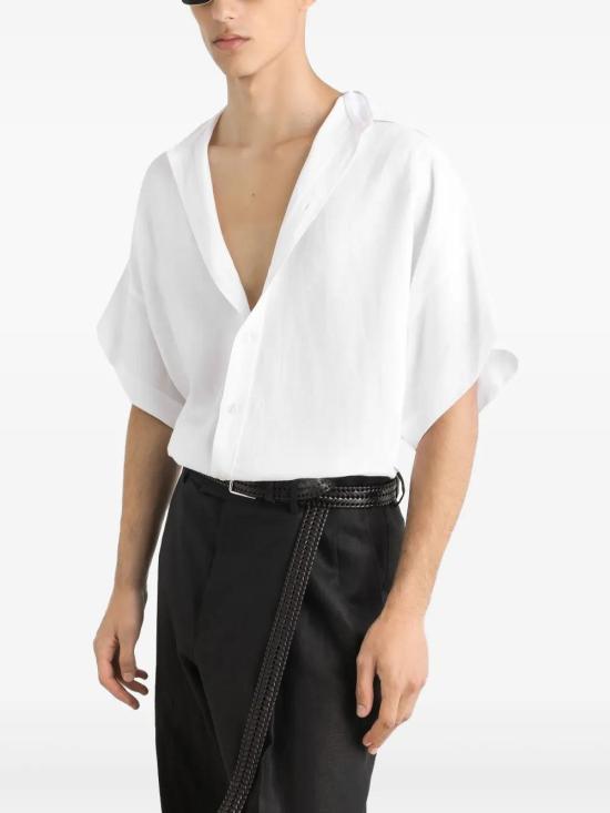  돌체앤가바나 긴팔 셔츠 G5NE4TFU4JB white - DOLCE & GABBANA