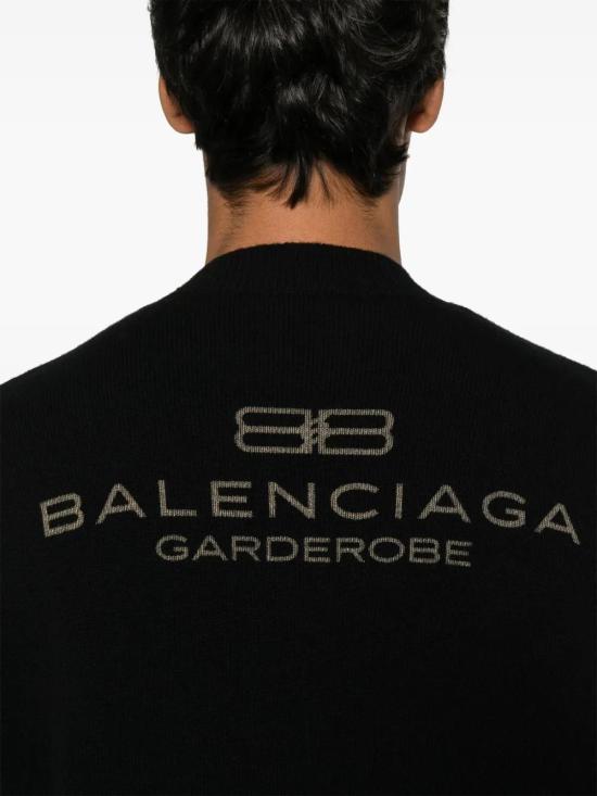  발렌시아가 스웨터 818987T1714 black - BALENCIAGA