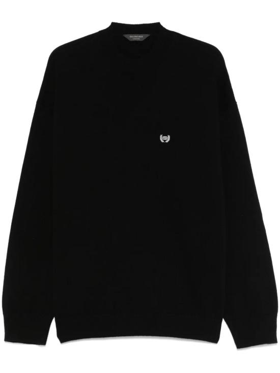  발렌시아가 스웨터 818987T1714 black