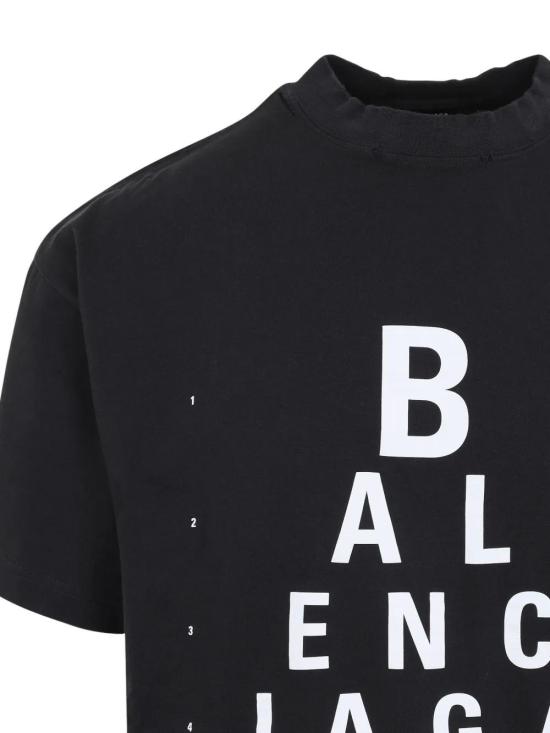  발렌시아가 반팔 티셔츠 811688TRVU6 black - BALENCIAGA
