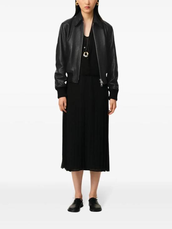  아미 가죽 자켓 E25UJK078LH0044 black - AMI