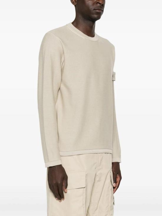  스톤 아일랜드 스웨터 8015539FA sand beige - STONE ISLAND