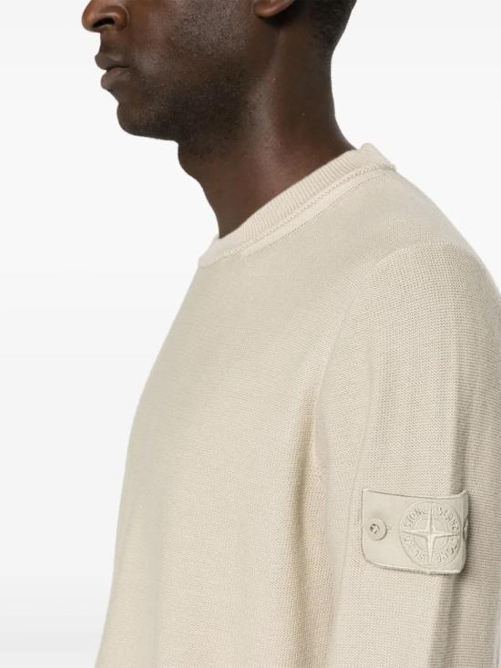  스톤 아일랜드 스웨터 8015539FA sand beige - STONE ISLAND