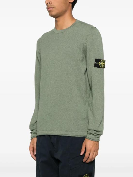  스톤 아일랜드 스웨터 K1S155100052S00B0 moss - STONE ISLAND