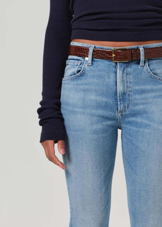  시티즌 오브 휴머니티 데님 팬츠 이솔라 크롭드 부츠 타히티 - CITIZEN OF HUMANITY