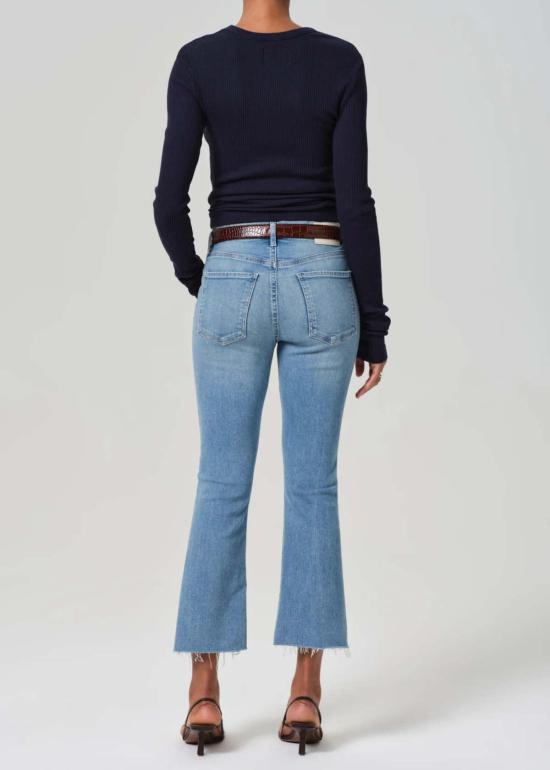  시티즌 오브 휴머니티 데님 팬츠 이솔라 크롭드 부츠 타히티 - CITIZEN OF HUMANITY