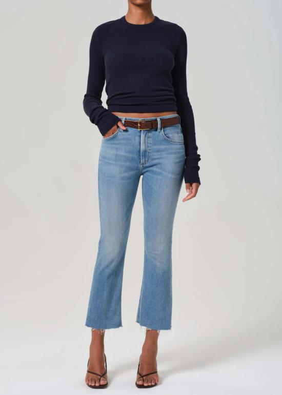  시티즌 오브 휴머니티 데님 팬츠 이솔라 크롭드 부츠 타히티