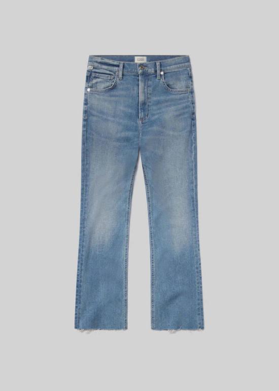  시티즌 오브 휴머니티 데님 팬츠 이솔라 크롭드 부츠 타히티 - CITIZEN OF HUMANITY