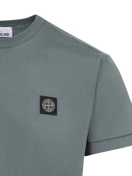  스톤 아일랜드 반팔 티셔츠 K1S152100039S0013 green - STONE ISLAND