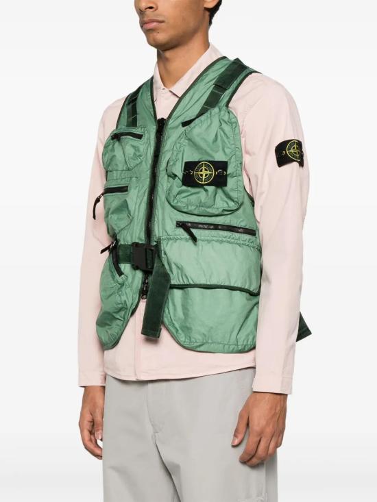  스톤 아일랜드 베스트 K1S15G100006S0A21 jade - STONE ISLAND