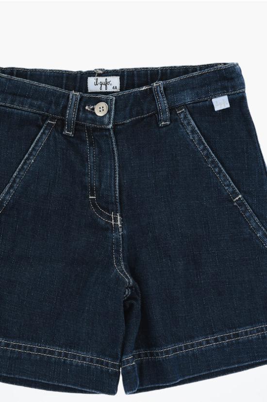  [키즈] 일 구포 데님 숏팬츠 P24PB182J0041 ACO 497 Blue - IL GUFO