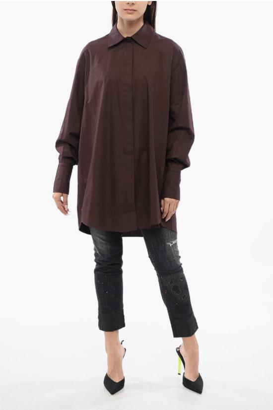  파투 블라우스 DR0860017 804B Brown - PATOU