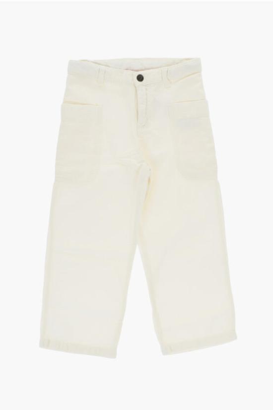  [키즈] 봉쁘앙 스트레이트 팬츠 S04GPAW00054 AVI 002 White