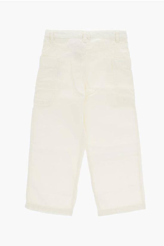  [키즈] 봉쁘앙 스트레이트 팬츠 S04GPAW00054 AVI 002 White - BONPOINT