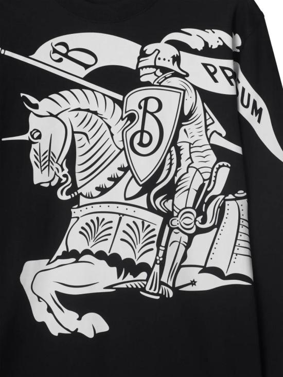  버버리 긴팔 티셔츠 8095157 black - BURBERRY