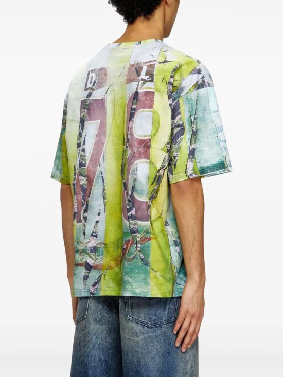  디젤 반팔 티셔츠 A196480HGBY multicolour - DIESEL