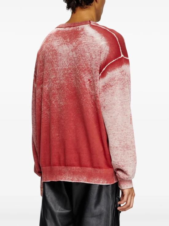  디젤 긴팔 티셔츠 A175070TKAU red - DIESEL