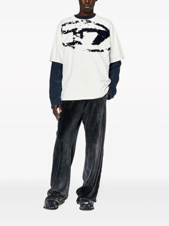  디젤 반팔 티셔츠 A130490DQAU white - DIESEL