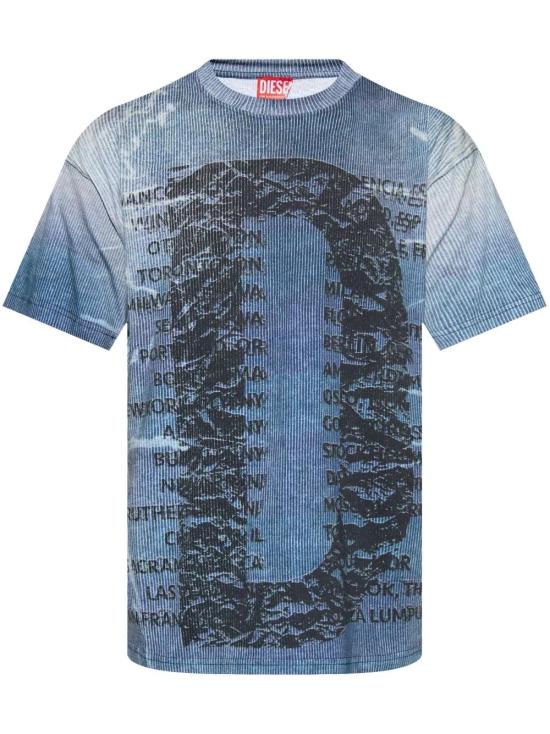  디젤 반팔 티셔츠 A196500PJBH indigo