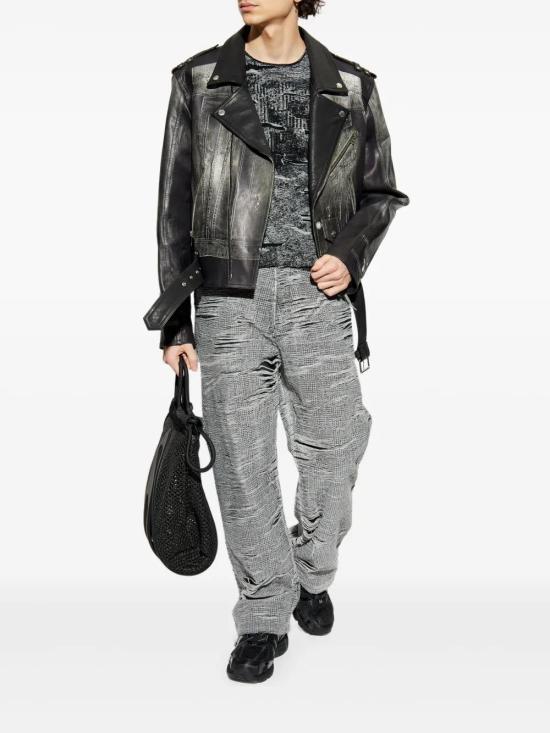  디젤 긴팔 티셔츠 A181190AFBV black - DIESEL